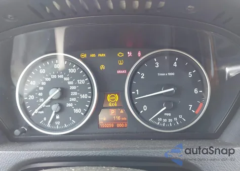 2007 BMW X5 4.8I from USA, damaged, VIN 4USFE83507LY63854